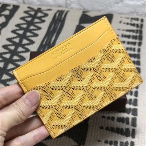 goyard gold candle holder|Card holders .